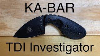 [86] KA-BAR TDI Investigator Law Enforcement Fixed Blade Knife 1493 Review