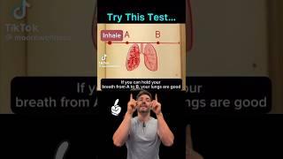 Holding breath challenge. How good are your lungs? #holdbreath #lungtest #breathingexercises