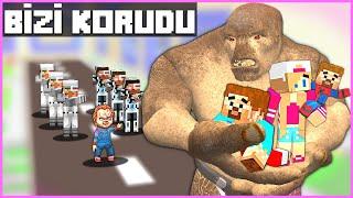 KORKUNÇ DEV BİZİ KORUYOR!  - Minecraft