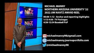 Michael Manny 2022 Jim Nantz Award Reel