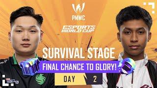 [EN] 2024 PMWC x EWC Survival Stage Day 2 | PUBG MOBILE WORLD CUP x ESPORTS WORLD CUP