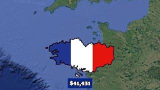 What if Brittany Was A Independent Country | Country Comparison | Data Duck 3.o