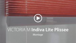 Plissee Montage – Indiva Plissee mit Klemmträgern | VICTORIA M