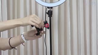 How to Install AIXPI L210 10" LED Ring Light with Tripod & Phone Holder?