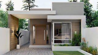 Modern Small House Design Ideas: 2 Bedroom 7x20 Meter Floor Plans | Minimalist Budget