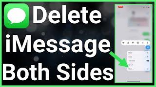 Can You Delete iMessages From Both Sides?