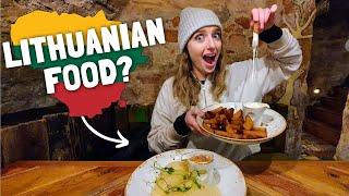 LITHUANIA IS UNDERRATED (trying traditional Lithuanian food in Vilnius, Lithuania)