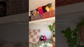 POV: Moved Into a Van to Simplify Life… Now Drowning in Yarn  | Vanlife Crochet Chaos #crocheter
