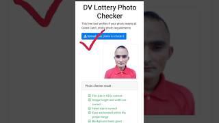 DV Lottery 2025 ko lagi photo kasari check garnre । photo checker । #dvlottery2025 #shorts #dv