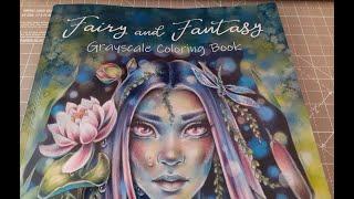 Christine Karron's Fairy and Fantasy Colouring book -Adult colouring