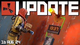 Wallpaper, Digital clock, Blowpipe? First look at new maps! | Rust Update 16th August 2024