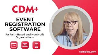 Manage Church and Non-Profit Event Registration with Ease | CDM+ Event Registration