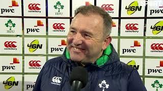 Richie Murphy after Ireland U20s win over France in Cork.