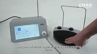 COXO C-Sailor Pro+ Portable Dental Implant Motor Operation Video #Coxo #dental #dentisit