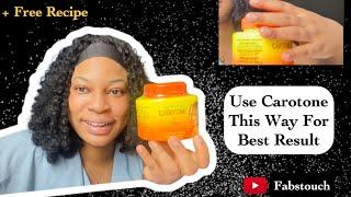 The Truth About  Carotone Lotion | How To Use with Zero Side Effects | Whitening Cream Recipe