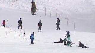 Visitors spend Christmas Day at ski resorts