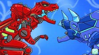 Dino Robot Corps: ALL ANIMATIONS | Eftsei Gaming