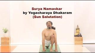 Surya Namaskar step by step in hindi by Yogacharya Dhakaram