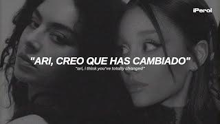 Charli xcx ft. Ariana Grande - Sympathy is a knife (Español + Lyrics)