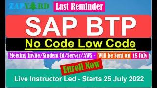 SAP BTP Introduction & Overview