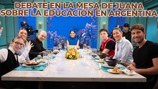 Profundo debate sobre la educación: Sacheri, Maratea y el resto de los invitados dieron su opinión