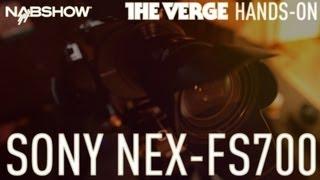 Sony NEX-FS700 hands-on