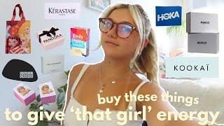 Pinterest girl ESSENTIALS | 2025 'that girl' gift guide, what I got for Xmas & new years, BUY THESE!