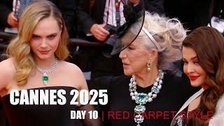 DAY 10 | CANNES FILM FESTIVAL 2025 Red Carpet Style - 4K