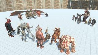 3 FACTION BATTLE ROYALE - Animal Revolt Battle Simulator