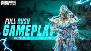 Bgmi solo vs squad full rush / bgmi New update rush gameplay