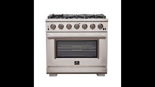 FFSGS6260-36 - 36” Capriasca FORNO ALTA QUALITA Pro-Style Gas 6 Italian Burners 120,000 BTU