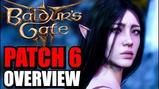 Baldur's Gate 3 - Patch 6 Overview! New Kisses, New Animations, Better Party Management + More!