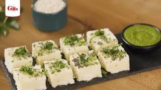 Gits Khatta Dhokla Snack mix. Ready to Cook Instant mix. Gujarati food.