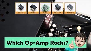 Which Rocks? Fosi Audio V3 with Various Op-Amps Demonstration