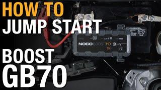 How to jump start using your NOCO Boost GB70