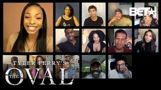 The Cast of ‘Tyler Perry’s The Oval’ Chat with Jamila Mustafa | #TheOvalOnBET