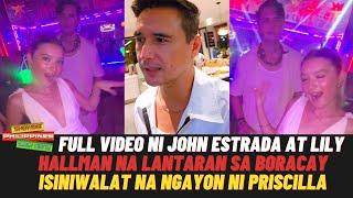 Full Video John Estrada at Lily Hallman Lantaran ang Relasyon sa Boracay na Isiniwalat ni Priscilla