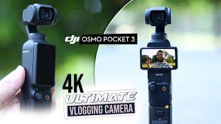 Ultimate 4K Vlogging Camera With Ai Tracking : DJI OSMO Pocket 3 (Hindi)