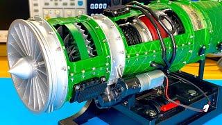 Making a Fully Functional Jet Engine, Turbofan Engine, diy Jet Engine