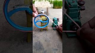 Mini Chaff Cutter Machine Project With Diesel Engine For Cow | Grass Cutter