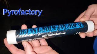 Bengalfackel ( Blau ) mit Reibzündung von Pyrofactory