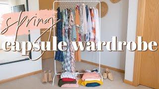 My 34 Piece Spring Capsule Wardrobe 2021 | Feminine, Colorful Capsule Closet