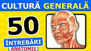 Test Cultură Generală #6: 50 de întrebări din Anatomia Umană | Cu Burta Pe Carte