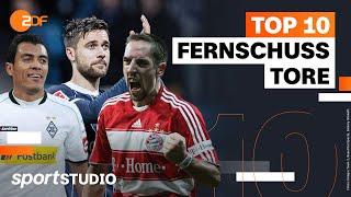 Top 10 Fernschuss-Tore der Bundesliga-Geschichte | Teil 2 | sportstudio