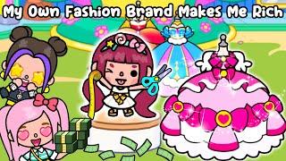 My Own Fashion Brand Makes Me Rich  Sad Story | Toca Life World | Toca Boca