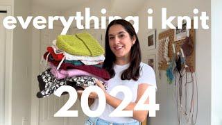 everything I knit in 2024  | knits by mandy