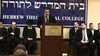 HTC Graduation Speech 2011, Hebrew Theological College