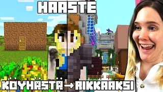 KÖYHÄSTÄ RIKKAAKSI HAASTE MINECRAFTISSA! | Pelataan Minecraft #81