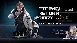 [Eternal Return] SHOICHI INSANE 8 Kill Victory ft. UM l August 7th Stream Highlight