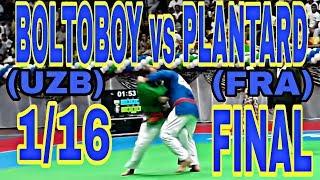 Boltoboy (UZB) vs Plantard (FRA). Kurash open. 1/16 of final